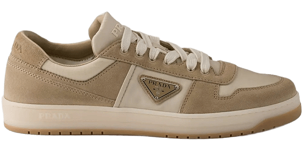 TÊNIS PRADA DOWNTOWN RE-NYLON BEIGE