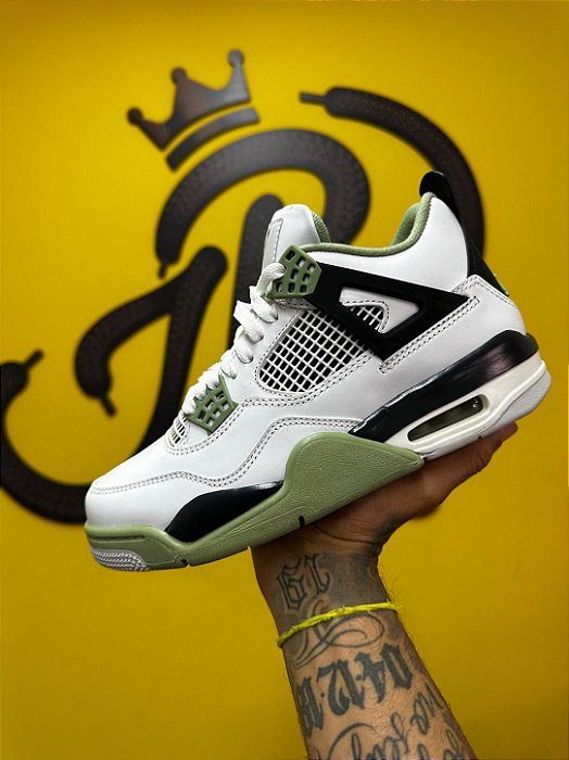 Air Jordan 4 Retro Oil Green - A PRONTA ENTREGA