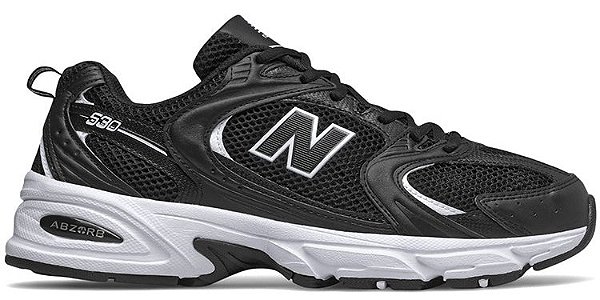 NEW BALANCE 530 BLACK WHITE