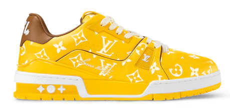 TÊNIS LOUIS VUITTON TRAINER YELLOW