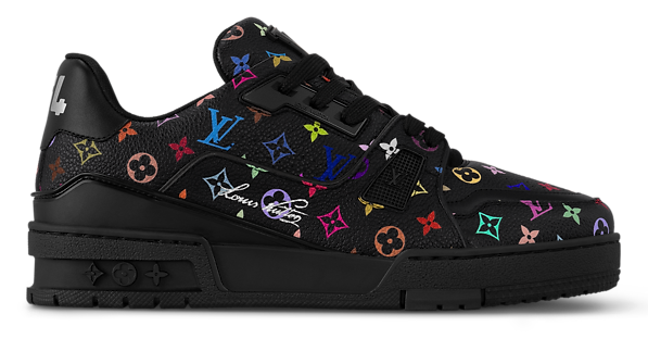 TÊNIS LOUIS VUITTON TRAINER TAKASHI MURAKAMI BLACK