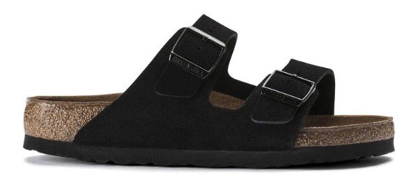 SANDALIA BIRKENSTOCK ARIZONA SOFT FOOTBED SUEDE BLACK