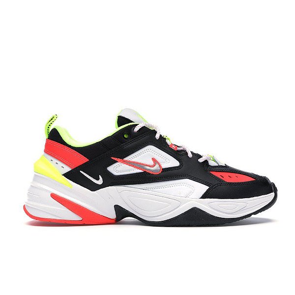 TÊNIS NIKE M2K TEKNO ' BLACK CRIMSON VOLT '