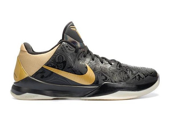 TÊNIS NIKE ZOOM KOBE 5 BIG ' STAGE BLACK GOLD '