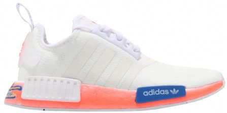 TÊNIS ADIDAS NMD R1 ' CLOUD WHITE ORANGE '