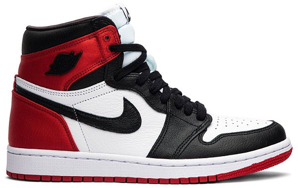 AIR JORDAN 1 HIGH 'SATIN BLACK TOE'