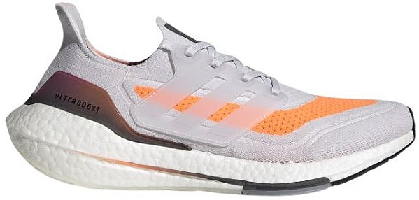 TÊNIS ADIDAS ULTRABOOST 21 ' GREY SCREAMING ORANGE '