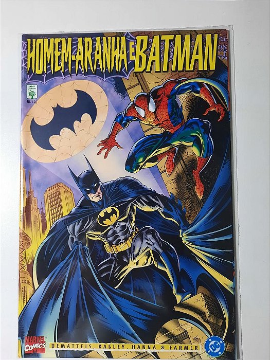 Gibi Homem-aranha e Batman Autor Dematteis, Bagley, Hanna e Farmer (1997) [usado]