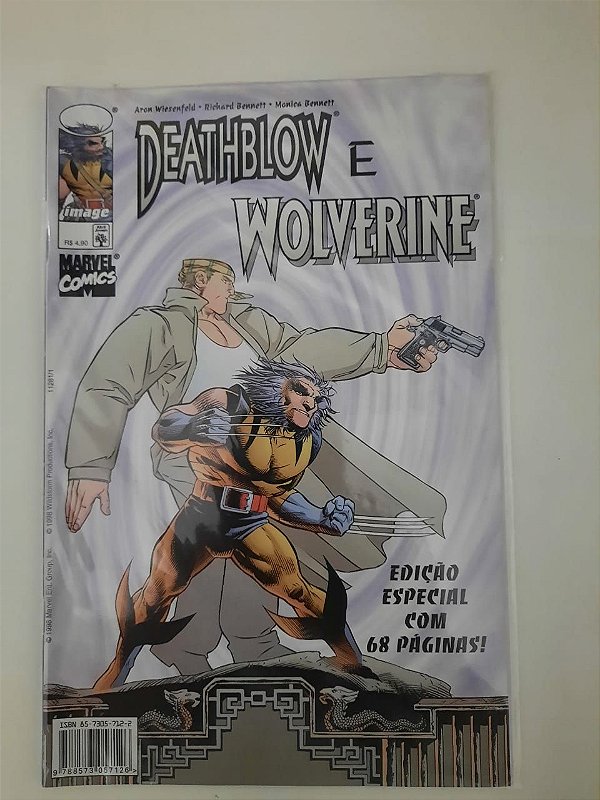 Gibi Deathblow e Wolverine - Edição Especial Autor Abril (1998) [novo]