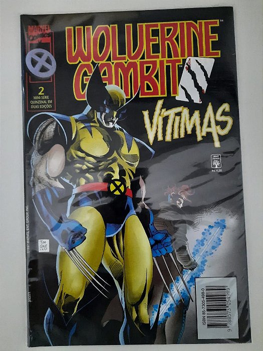 Gibi Wolverine Gambit - Mini-série 2 Ediçoes Autor Vitimas (1997) [usado]