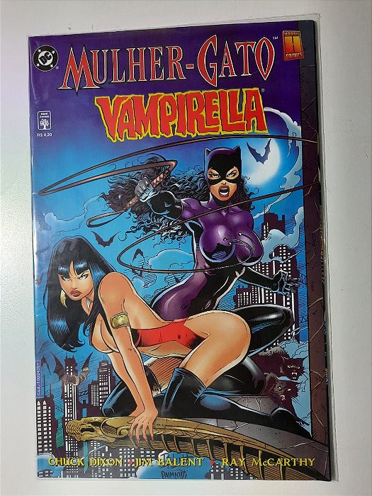 Gibi Mulher-gato Vampirella Autor Chuck Dixon e Outros (1997) [usado]