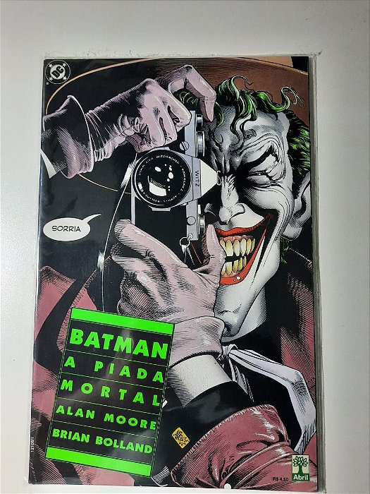 Gibi Batman - Piada Mortal Autor Moore, Alan [seminovo]