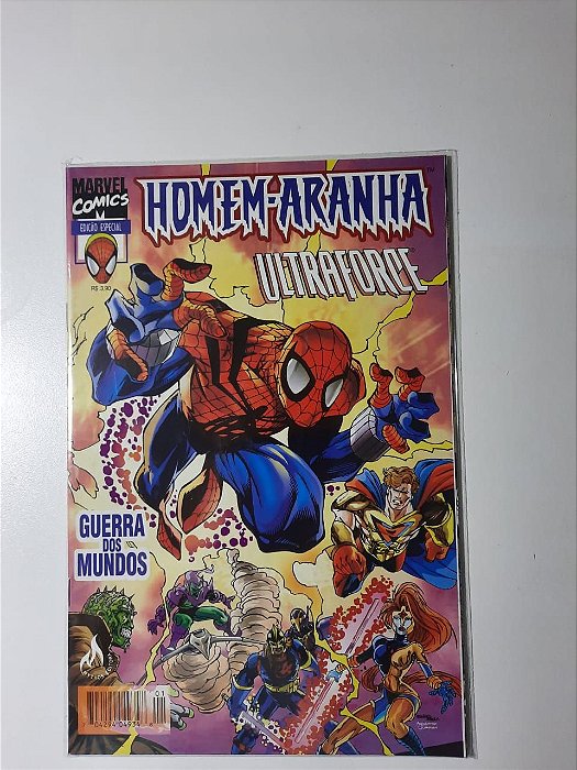 Gibi Homem-aranha Ultraforce Autor Guerra dos Mundos [usado]