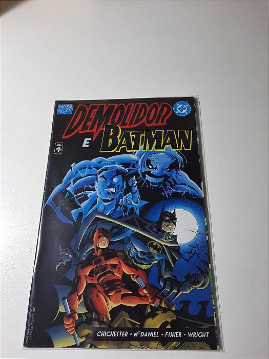 Gibi Demolidor e Batman Autor Chichester Mc Daniel Fisher Wright (1998) [usado]