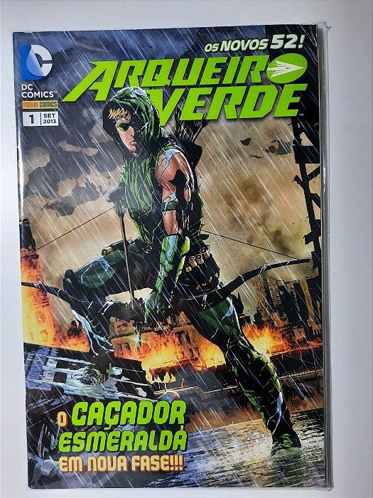 Gibi Arqueiro Verde Nº 01 - Novos 52 Autor o Caçador Esmeralda em Nova Fase!!! (2013) [usado]
