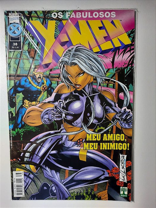Gibi os Fabulosos X-men Nº 38 Autor Meu Amigo, Meu Inimigo (1999) [usado]
