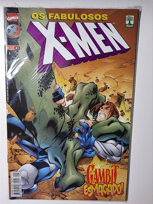 Gibi os Fabulosos X-men Nº 41 Autor Gambit Esmagado! (1999) [usado]