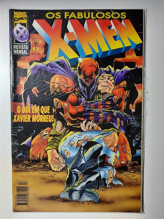 Gibi X-men os Fabulosos Nº 17 Autor o Dia em que Xavier Morreu! (1997) [usado]