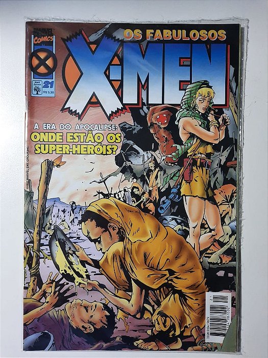 Gibi Fabulosos X-men Nº 21, os Autor onde Estao os Super Herois (1997) [usado]