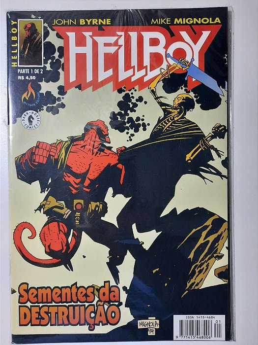 Gibi Hellboy - Sementes da Destruição Autor John Byrne, Mike Mignola [usado]