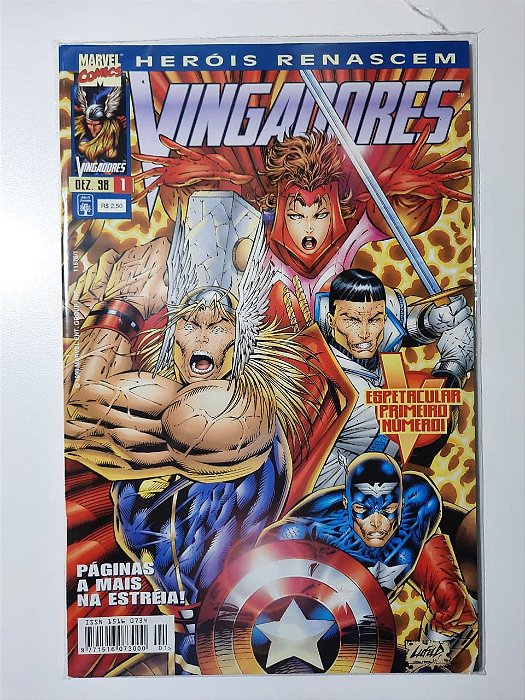 Gibi Herois Renascem - Vingadores Nº 01 Autor Vingadores (1998) [usado]
