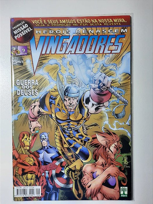 Gibi Herois Renascem Vingadores Nº 09 Autor Herois Renascem [usado]