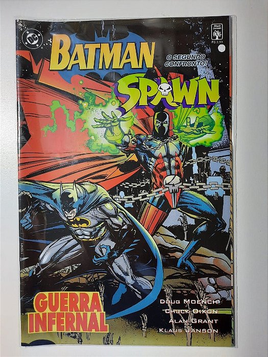 Gibi Batman Spawn - Segundo Confronto Autor Doug Moench e Outros [usado]