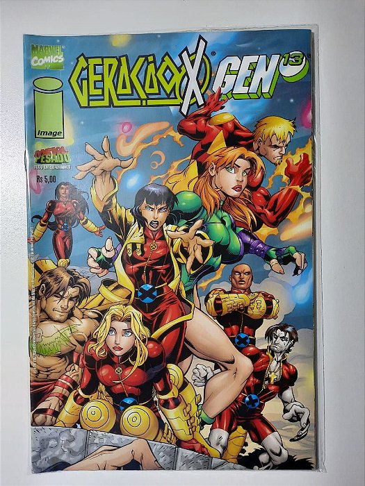 Gibi Geração X & Gen 13 Autor Marvel Comic - Image (1997) [usado]