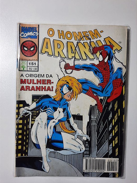 Gibi Homem Aranha Nº 151 - Formatinho Autor Homem Aranha (1996) [usado]