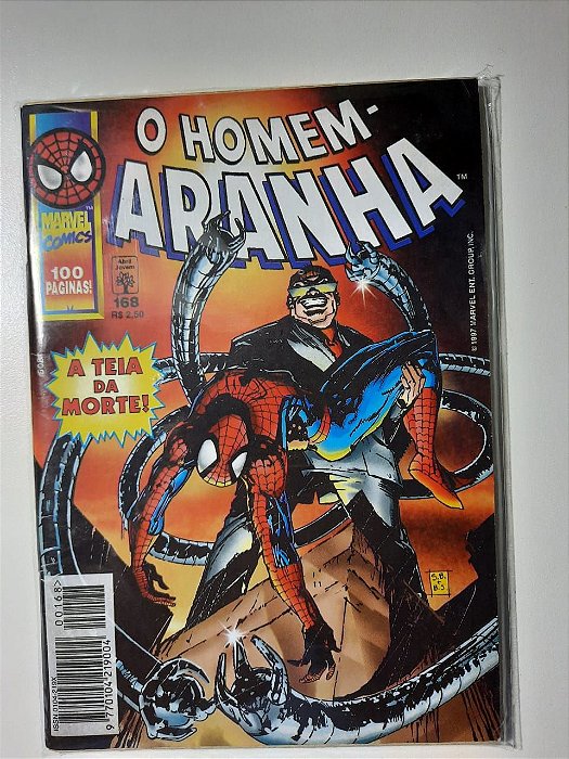 Gibi Homem Aranha Nº 168 - Formatinho Autor Homem Aranha (1997) [usado]