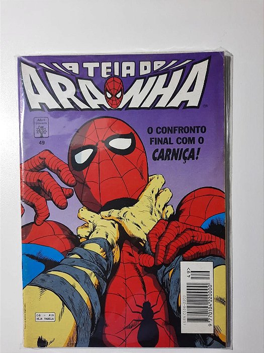 Gibi a Teia do Aranha Nº 49 - Formatinho Autor Confronto Final com Carniça (1993) [usado]
