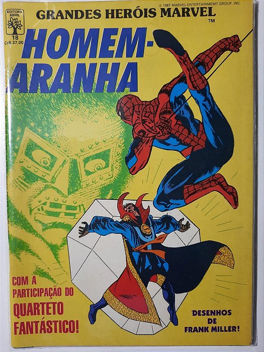 Gibi Homem Aranha Nº 18 - Grandes Herois Marvel - Formatinho Autor Homem Aranha (1987) [usado]
