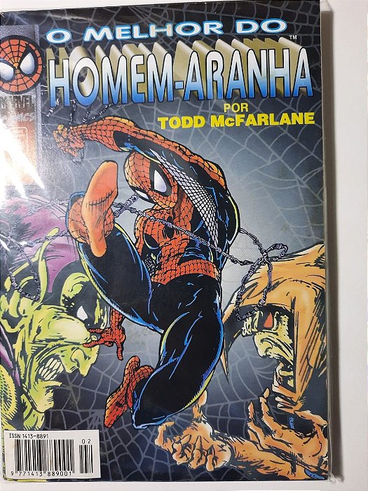 Gibi Melhor do Homem Aranha Nº 02 - Formatinho Autor Todd Mcfarlane (1997) [usado]