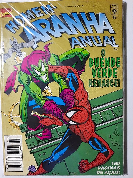 Gibi Homem Aranha Anual Nº 05 - Formatinho Autor Homem Aranha (1995) [usado]