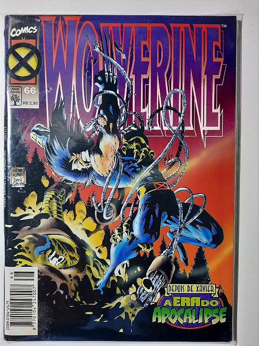 Gibi Wolverine Nº 66 - Formatinho Autor a Era do Apocalipse (1997) [usado]