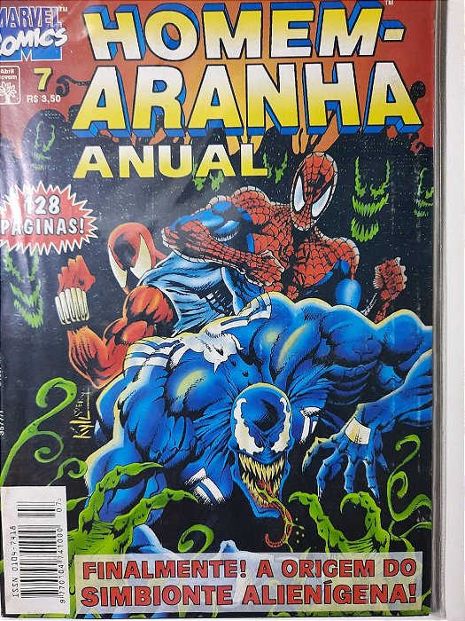 Gibi Homem Aranha Anual Nº 07 - Formatinho Autor Homem Aranha (1997) [usado]