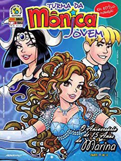 Gibi Turma da Monica Jovem Nº 26 Autor o Aniversário de 15 Anos de Marina - Parte 1 de 3 (2010) [usado]