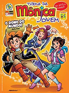 Gibi Turma da Mônica Jovem Nº 14 ( Parte Final) Autor o Dono do Mundo! Parte Final (2009) [usado]