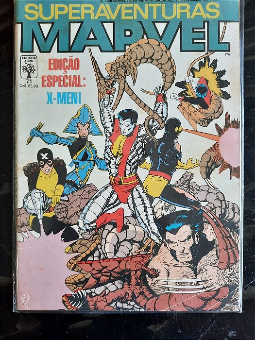 Gibi Superaventuras Marvel Nº 71 - Formatinho Autor Edição Especial: X-men (1988) [usado]