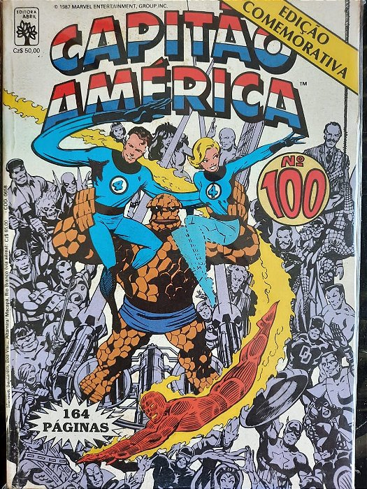 Gibi Capitão America Nº 100 - Formatinho Autor Capitao América (1987) [usado]