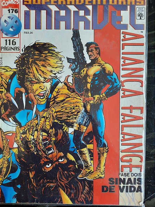 Gibi Superaventuras Marvel Nº 176 - Formatinho Autor Aliança Falange Fase Dois: Sinais de Vida (1997) [usado]