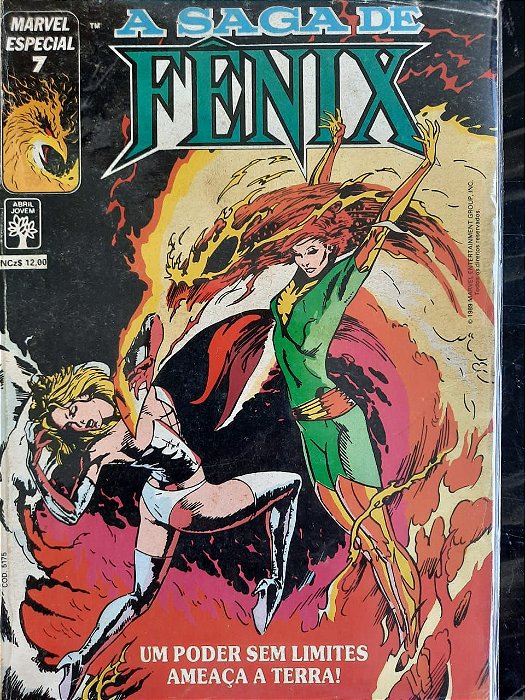 Gibi a Saga de Fenix Nº 07 - Formatinho Autor Saga de Fenix (1989) [usado]