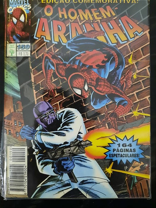 Gibi Homem Aranha Nº 150 - Formatinho - Ediçao Comemorativa Autor Homem Aranha (1995) [usado]