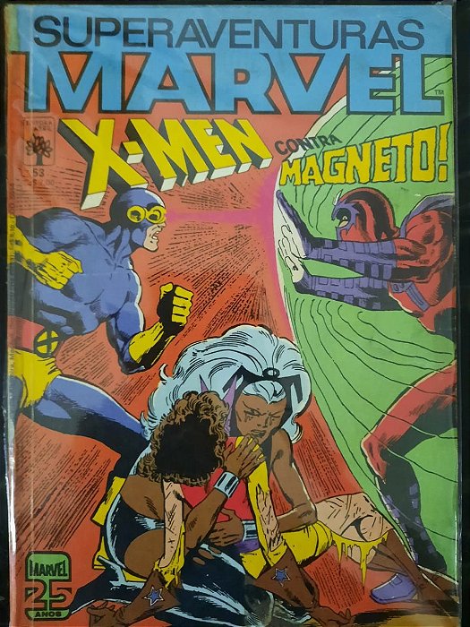 Gibi Superaventuras Marvel Nº 53 - Formatinho Autor X-men contra Magneto [usado]