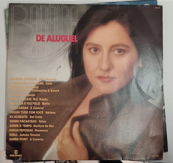 Disco de Vinil Barriga de Aluguel - Trilha Sonora (1990) Interprete Vários Artistas (1990) [usado]