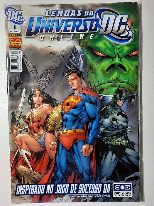 Gibi Lendas do Universo Dc Online Nº 1 Autor Inspirado no Jogo de Sucesso da Soe (2011) [usado]