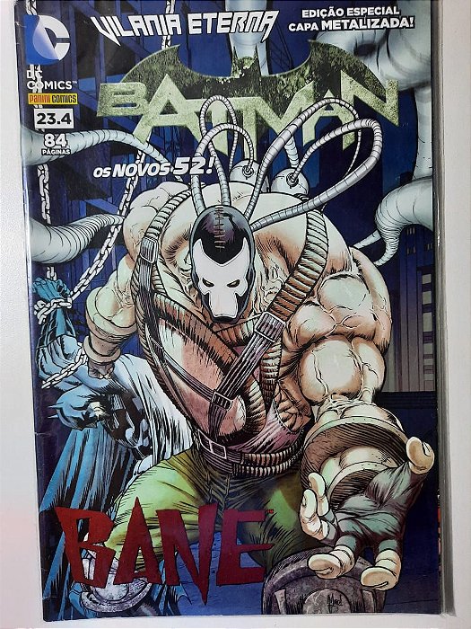 Gibi Batman Nº 23.4 - Novos 52 - Vilania Eterna Autor Bane Edição Especial Capa Metalizada (2014) [usado]