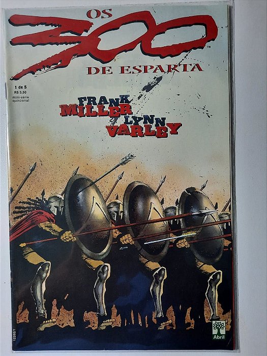 Gibi os 300 de Esparta Nº 01 de 05 Autor Frank Miller [usado]