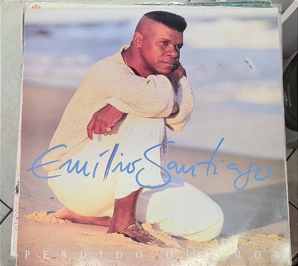 Disco de Vinil Perdido de Amor Interprete Emílio Santiago (1995) [usado]