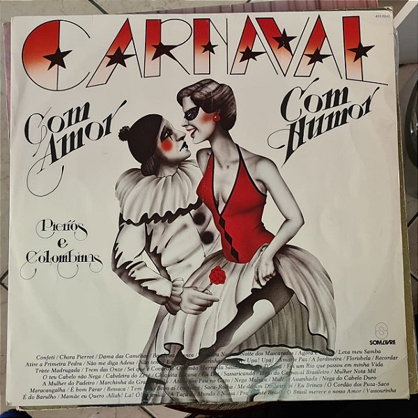 Disco de Vinil Carnaval com Humor Interprete Bloco Pierrôs e Colombinas (1981) [usado]
